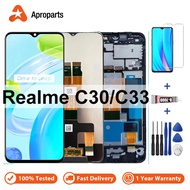 LCD For OPPO Realme C30 C30S C33 2023 Narzo 50i Prime RMX3581 Display Touch Screen Digitizer Assembl