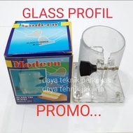 glass trimmer modern - gelas profil - mika mesin profil - base profil