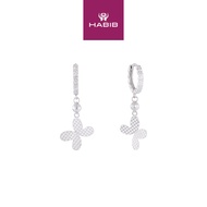 HABIB 750/18K White Gold Earring GEA337