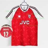 New Retro Arsenal Jersey 1990-1992 Football Jerseys Men's Jersey Shirt 90-92