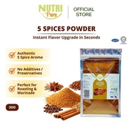 Nutri Pure 5 Spice Powder 30g | Authentic Chinese Blend | No Additives | Marinade, Stir Fry, Roast S