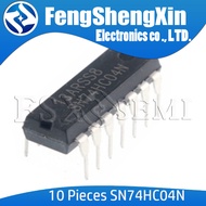 10pcs/lot New 74HC04 74HC04N SN74HC04N HEX INVERTERS DIP-14 74HC04D