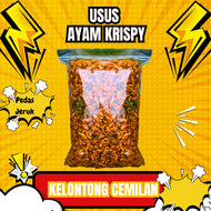 Usus ayam crispy 1 kg murah /Usus ayam crispy /Usus pedas daun jeruk/ Usus crispy /Usus ayam 2kg mur