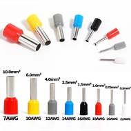 Ptr1000pcs/Pack Electrical Tools E0508 E7508 E1008 E1508  E4009 E6012 PVC Corn End Wire Crimping Con