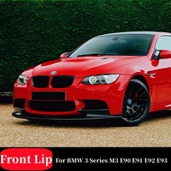 For BMW 3 Series M3 E90 E91 E92 E93 2006-2013 Car Front Bumper Lip Chin Spoiler Bodykit Exterior Tun