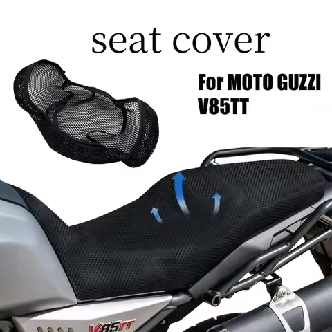For MOTO GUZZI V85TT v85tt V 85 TT Motorcycle Accessories 3D Mesh fabric Cushion Breathable Waterpro