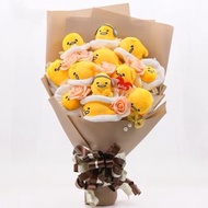 預購 蛋黃哥 gudetama 公仔 畢業 生日 情侶 禮物 情人節 送禮 七夕 週年紀念 花束 蛋黃哥公仔