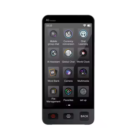 Portable M80 Pro Translator Device 4.02inch Big Screen 142 Languages Voice Intelligent Real-time Tra