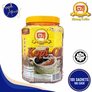 [Food Affinity] Kluang Coffee Cap TV Kopi-o Kosong 100's 10gm x 100 sachets