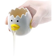 LuoCoCoCo Love Egg Separator, Ceramic Vomiting Egg Protein Separator, Practical Household Small Egg 