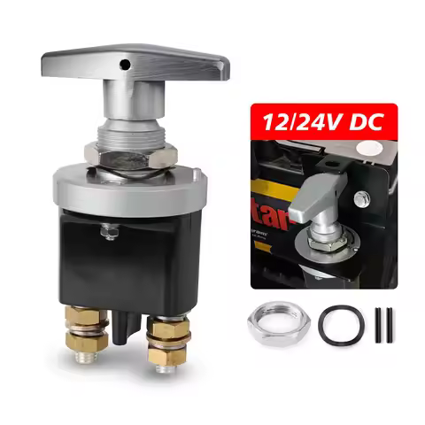 Isolator 12-24V 1500 Amp Heavy Duty Battery Kill Switch with Rush Keep It Clean Muscle Car Boat RV B