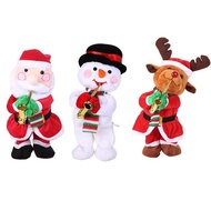 Santa Electric Toys Singing Saxophone Santa Elk Snowman Can Sing Twist Toys