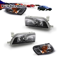 Headlight Set Toyota Black AE100 4 Doors
