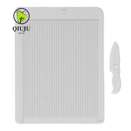 QIUJUU Multi-Purpose Scoring Board, Plastic Bone Folder Craft Cutting Mat, Cutting|Reusable Portable