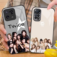Twice Kpop 05 Glass Phone Case For Xiaomi POCO X3 X4 GT NFC X5 X6 PRO 5G F3 F4 F5 M3 M4 M5 M6 4G