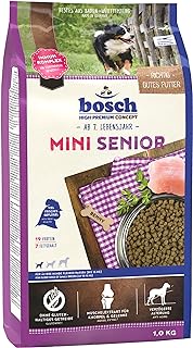 bosch HPC Mini Senior Dry Dog Food for Small Breed Senior Dogs - 1kg