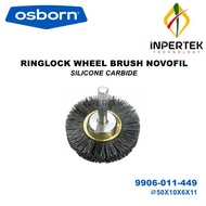 Wheel Brush 50mm OSBORN Sikat Tangkai Novofil 2 Inch 50X6 Silicone Carbide NH-S 120 0.65mm Ringlock