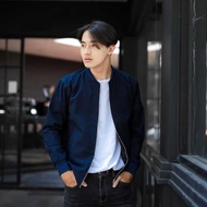 Premium canvas bomber jacket - Men's bomber jacket - Men's canvas bomber jacket