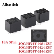 5/2Pcs Original Power Relay HF3FF 4Pin 5Pin 5V 12V 24V