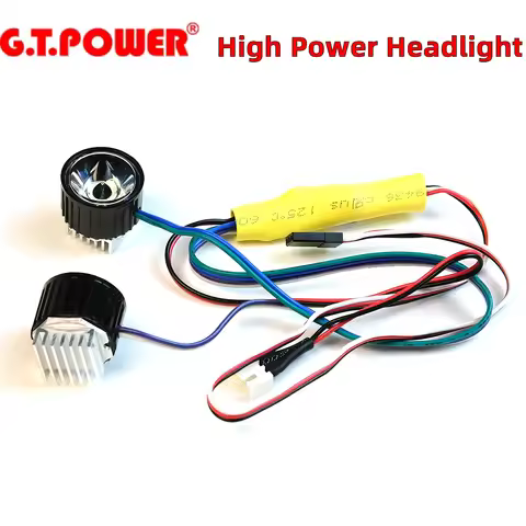 G.T. POWER High Power System Headlight Super Bright LED Light / Lamp for RC Car RC Crawler Airplane