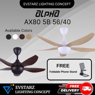 Alpha AX80 5B 56/40 inches DC Remote Ceiling Fan