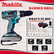 MAKITA Cordless Drill 1288VF Hammer Drill Impact Drill Battery Hammer Power Drill Hand Drill Screw Driver Set