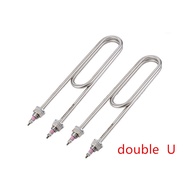 AZJ 3KW/4KW/6KW/8KW Stainless Steel Double U-type Heating Tube for Steamed Rice Machine M16X25 Flang