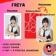 (READY)- (ISI 9 PCS) PHOTOCARD POLAROID STIKER JKT48 FREYA JESSI JEANE