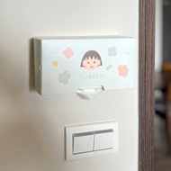 櫻桃小丸子壁掛口罩收納盒- 正版玄關收納口罩盒 收納盒 防疫小物