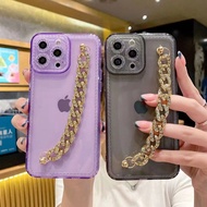 For iPhone 13 Case, Gold Bracelet Gold Glitter Luxury Sparkling Rhinestone Diamond Case for iPhone 1