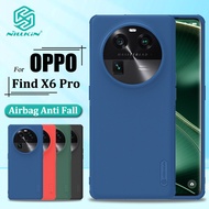 Nillkin แข็ง PC + TPU เคส สำหรับ Oppo Find X6 Pro เคสโทรศัพท์ Luxury Frosted PC + TPU Hard Protection ฝาหลัง