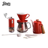 BINCOO Hand Brewing Coffee Set with Manual Coffee Grinder Set Coffee Brewing Equipment Set