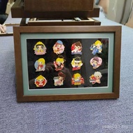 Pure Wooden Photo Frame Storage Box Badge Solid Wood Wall Hanging Medal Photo Frame Picture Frame Me