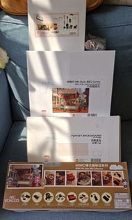 mimo孖妹燒味店食玩 場景 一套加配件赠品乳豬