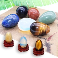 Natural Crystal Gemstone Mini Egg Polished Agate Stone Jewelry Lucky Stone Home Furnishings Healing 