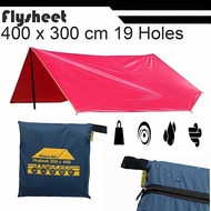 FLYSHEET TENDA 3X4 19 LOBANG TRAP TENT