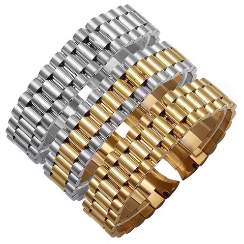 Watch Band For Rolex DATEJUST DAY-DATE OYSTERPERTUAL DATE Stainless 904 Steel Strap 20mm 21mm Watch