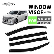 Auto Clover Nissan Elgrand E52 2005-2023 ป้ายกันฝนกันแดด ป้ายกันฝน ป้ายกันแดด ป้ายกันฝน Nissan Note 