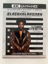 BlacKkKlansman US Version 4K Blu-ray 黑白三K黨/臥底天王 美版 4K 藍光