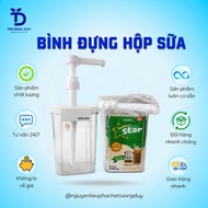 PLASTIC BOTTLE FOR SPECIAL MILK BOX 1600ML PUMPS 10CC 1 TIME