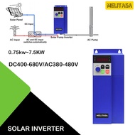 Solar Inverter VFD 0.75/1.5/2.2/3.7/5.5KW 380V AC/DC Variable Frequency Drive Water Pump Inverter