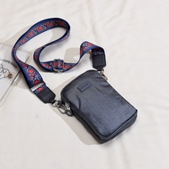กระเป๋าใส่โทรศัพท์มือถือ Mini Vertical Colorful Ribbon Zipper Crossbody Bag สำหรับผู้หญิง กระเป๋าสะพ