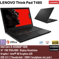 Lenovo ThinkPad T480 Intel Core i5 -8th Gen RAM DDR4 NVME SSD windows 11 Pro with Microsoft office