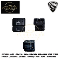PROTON SAGA / ISWARA AEROBACK REAR WIPER SWITCH ( ORIGINAL ) NILES ( JAPAN ) 4 PIN ( REAR ) MB385498