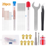3d Printer Brass Nozzle Cleaning Replacement Tool Set E3D Nozzle Cleaning Needle