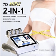7D Hifu machine Ultrasound Machine Crow's feet Skin Tightening Slimming Anti Aging Face Lifting Wink