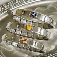 Chelliostuff italian bracet premium stainless steel f1 set (1 bracelet + 1 charm + 1 charm opener to