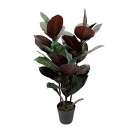 Global House Tree O ต้นยางอินเดียด่างประดิษฐ์ สูง90ซม. 44LVS พร้อมกระถาง JWS2957 สีแดง รับประกันของเ