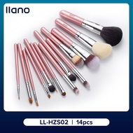 llano Bộ 14 Chiếc Cọ Trang Điểm Bộ Cọ Mỹ Phẩm Làm Đẹp Chuyên Nghiệp Bộ Cọ Trang Điểm Mềm Bộ Dụng Cụ