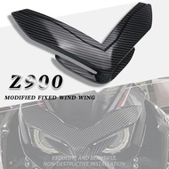 For KAWASAKI Z900 Z 900 z900 2017 2018 2019 Front Fairing Aerodynamic Winglets Front Beak Nose Cone 